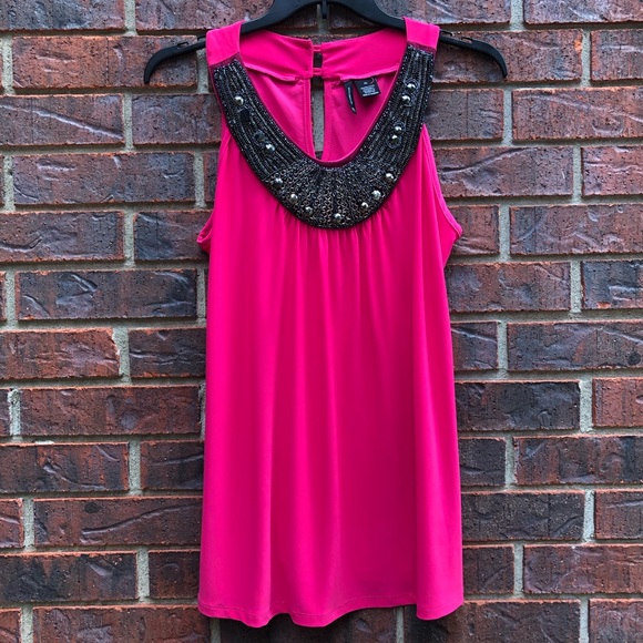 new directions Tops - ND | Embellished Sleeveless Blouse